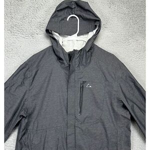 Paradox Jacket Men Medium Black Nylon Blend Water Resistant Wind Full Zip Hoodie